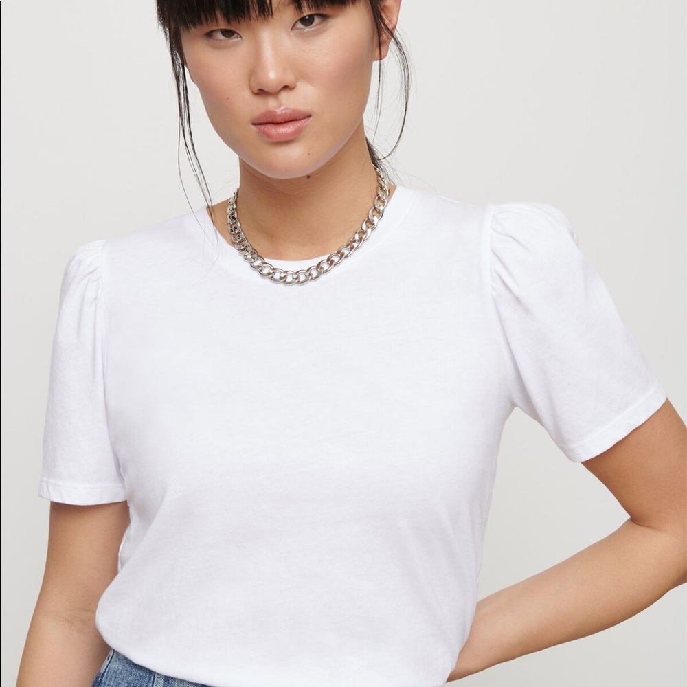Dynamite puff sleeve tee